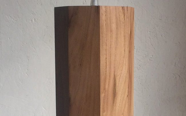 Lampada in legno PROMETEO prisma ottagonale - Fulcro Firenze
