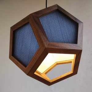 Albiorix Fabric dodecahedron pendant lamp