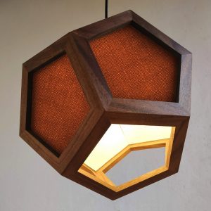 Albiorix Fabric dodecahedron pendant lamp