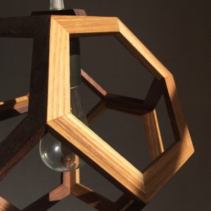 Ganimede Light truncated octahedron pendant lamp